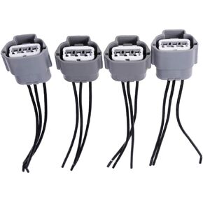 4PCS Ignition Coil Wiring Harness Connectors Fit for Nissan Altima Sentra Infiniti Suzuki
