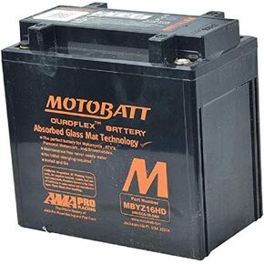 Motobatt MBYZ16HD AGM Quadflex Battery