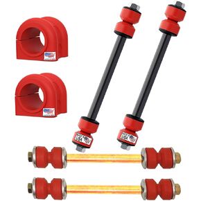 suspension dudes 6PC Front/Rear Sway Bar Links Bushings for 02-05 Ford Explorer Mountaineer 34MM BAR