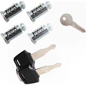 Lock Core for Car Racks System Components,One-Key Lock Cylinders System Compatible with Thule Racks and Accessories,4 Pack Lock Set