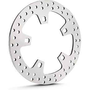 11.8" Front Brake Disc Rotor & Pads w/Bolts for Harley Davidson Road King/Street Glide/Road Glide/Electra Glide/Tour Glide/Ultra Limited 2015 2016 2017 2018 2019 2020 2021 2022-2 Pc Polished