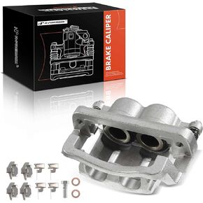 A-Premium Disc Brake Caliper Assembly with Bracket Compatible with Select Ford Models - For F-250 Super Duty/F-350 Super Duty 2005-2012 - Front Driver and Passenger, 2-PC Set
