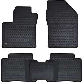 Car Floor Mats Custom Fit for Toyota Prius 2016 2017 2018 2019 2020 2021 2022/2017-2022 Toyota Prius Prime Odorless Washable Heavy Duty Rubber (All Weather) Floor Liners Set Blue