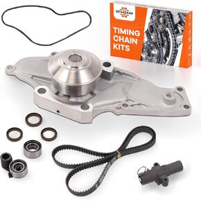 مجموعة حزام التوقيت، مع مجموعة حزام توقيت مضخة المياه المتوافقة مع Honda Accord Odyssey Pilot Ridgeline Acura MDX RL TL 3.0L 3.2L 3.5L 3.7L. استبدال # TCKWP329 TKH-002 19200-RDV-J01 14510-RCA-A01 in Kuwait