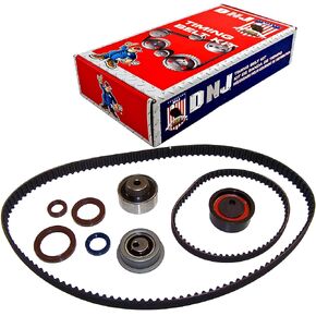 DNJ TBK162 Timing Belt Kit for 2004-2007 / Mitsubishi/Eclipse, Galant, Lancer, Outlander / 2.4L / SOHC / L4 / 16V / 2351cc, 2378cc, 2400cc / 4G69