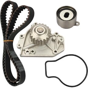 IRONTEK Timing Belt Kit with Water Pump Fit for 1997 1998 1999 2000 2001 for Honda CR-V 2.0L, 1996 1997 1998 1999 2000 2001 for Acura Integra 1.8L, TBK184WP, 95184K1, TCK184