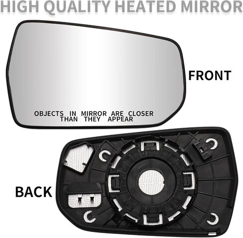 Driver Side Mirror Replacement for Chevrolet Chevy Malibu 2016 2017 2018 2019 2020 2021 - Left Side Mirror Glass, Rear View Mirrors Glass with Power Heated in Saudi Arabia
