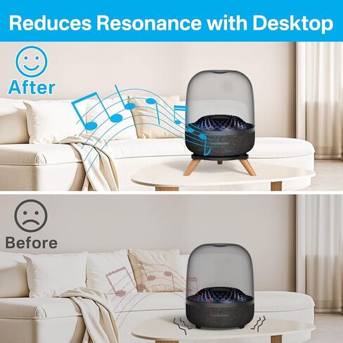 Acrylic Speaker Desk Stand for Harman Kardon Aura Studio 3, Aura Studio 4, SoundSticks 4 Bluetooth Speaker Stand - Table Desktop Stand for Harman Kardon Surround Sound Speaker Stand for Space Saving in Kuwait