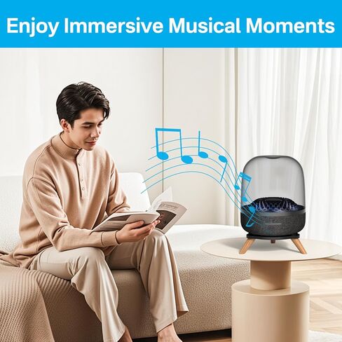 Acrylic Speaker Desk Stand for Harman Kardon Aura Studio 3, Aura Studio 4, SoundSticks 4 Bluetooth Speaker Stand - Table Desktop Stand for Harman Kardon Surround Sound Speaker Stand for Space Saving in Kuwait