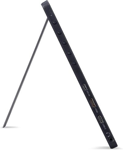 Acer PM141Q biux 13.3" Full HD (1920 x 1080) IPS Portable Monitor Ultra Slim Portable Design 1 x USB 3.1 Type-C Port & 1 x Mini HDMI (USB Type-C and Mini HDMI Cable Included),Black in Saudi Arabia