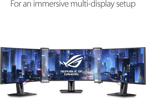ASUS ROG Bezel-Free Kit ABF01 Universal Multi-Monitor Setup with Optical Micro-structures Easy Assembly, CLEAR, (Set of 2) in Saudi Arabia
