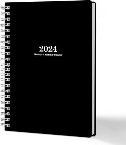 مخطط يناير 2024 - ديسمبر 2024، مخطط أكاديمي أسبوعي وشهري للمعلم مقاس 5.7 بوصة × 8.3 بوصة، دفتر منظم تقويم لمدة 12 شهرًا للتخطيط in Kuwait