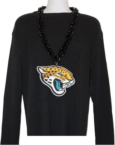 Aminco NFL Jacksonville Jaguars Team Fan Chain, Black in Saudi Arabia