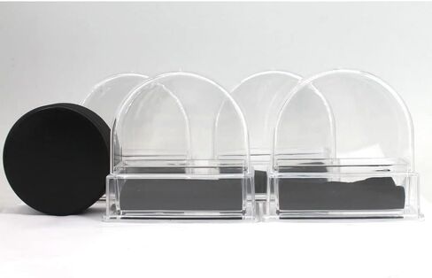 حافظة عرض قرص الهوكي، حامل قرص الهوكي 4 عبوات، حامل عرض حامل علبة القرص in Kuwait