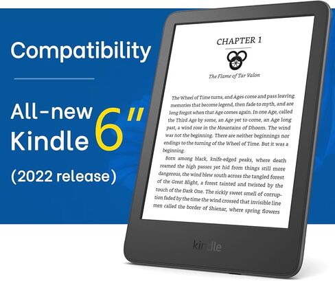 حافظة CoBak لجميع إصدارات Kindle 11th Generation 2022 الجديدة فقط - غطاء ذكي من جلد البولي يوريثان فائق النحافة مع خاصية النوم والاستيقاظ التلقائي، حافظة حماية ممتازة لجهاز Kindle 2022 in Saudi Arabia