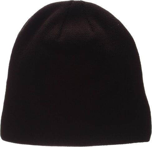 ZHATS "Blackout Edge Black Tonal Skull Cap - NHL Cuffless Winter Knit Beanie Toque Hat in Saudi Arabia