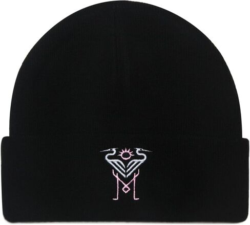 Mitchell & Ness Inter Miami CF Black MLS Great White Herons Cuff Knit Beanie Hat - Black/Light Pink in Saudi Arabia