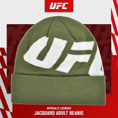 قبعة كونسبت وان UFC، قبعة شتوية محاكة بأساور مع بطانة من الشيربا الصناعي وشعار الجاكار in Saudi Arabia