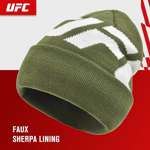 قبعة كونسبت وان UFC، قبعة شتوية محاكة بأساور مع بطانة من الشيربا الصناعي وشعار الجاكار in Saudi Arabia