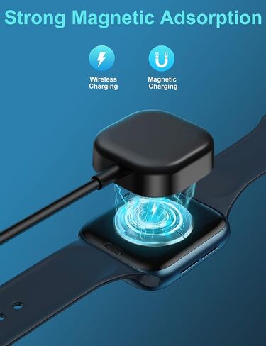 Black USB C iWatch Charger Cable Compatible with Apple Watch Series 9 SE 8 7 6 5 4 3 2, Wireless Magnetic Charging Cord[Type C Port], Portable Travel i Watched Charger-1.5m/5ft in Saudi Arabia