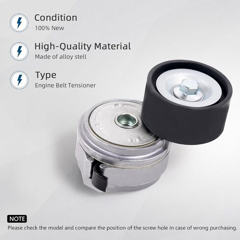 مجموعة شداد حزام بكرة الموتر 3690067 مناسبة لسلسلة Cummins ISX X15 ISX15 QSX15، استبدال 3104149 2891940 in Saudi Arabia
