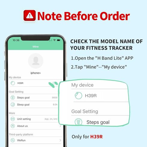 سوار ساعة ذكية للأطفال، حزام ساعة بديل لـ H39R in Kuwait