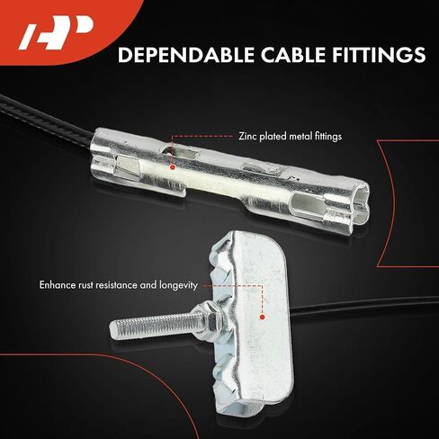 A-Premium Intermediate Side Parking Brake Cable Assembly Compatible with Chevrolet and GMC Models: Silverado/Sierra 1500, Silverado/Sierra 1500 Classic, Silverado/Sierra 2500 in Saudi Arabia