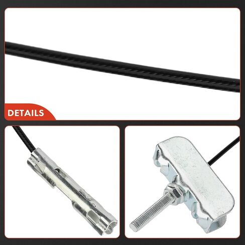 A-Premium Intermediate Side Parking Brake Cable Assembly Compatible with Chevrolet and GMC Models: Silverado/Sierra 1500, Silverado/Sierra 1500 Classic, Silverado/Sierra 2500 in Saudi Arabia