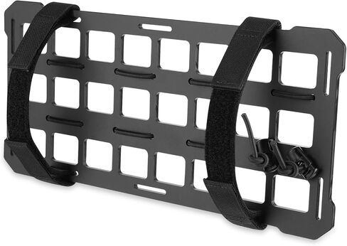 PETAC GEAR Car Sun Visor EDC Orgnaizer|Auto Rigid Molle Panels For Vehicles Car Seat Back Organizer Tactical Gears Rack Truck Mount Panels (Black) in Saudi Arabia