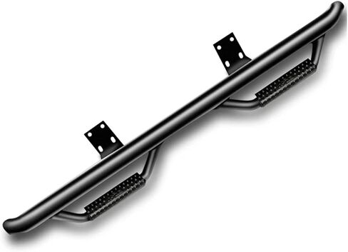 N-Fab Nerf Steps for Silverado/Sierra | Wheel-to-Wheel w/ Bed Access, Heavy Duty Steel, Gloss Back | C1495CC-6 | Fits 2014-2019 Chevrolet Silverado/GMC Sierra 1500 Classic Crew Cab 5.7' Short Bed in Saudi Arabia