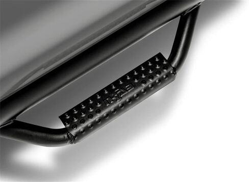 N-Fab Nerf Steps for Silverado/Sierra | Wheel-to-Wheel w/ Bed Access, Heavy Duty Steel, Gloss Back | C1495CC-6 | Fits 2014-2019 Chevrolet Silverado/GMC Sierra 1500 Classic Crew Cab 5.7' Short Bed in Saudi Arabia