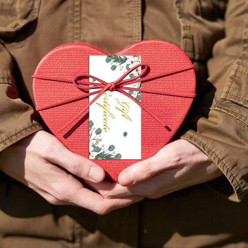 100 قطعة من شهادات الهدايا الفارغة للشركات الصغيرة، قسيمة ورقية لشهادات الهدايا من رقائق الذهب الذهبية، وبطاقات عمل لصالونات التجميل والمطاعم والمنتجعات الصحية وبطاقة قسيمة فريدة له ولها in Kuwait