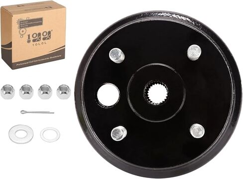 مجموعة محور طبلة الفرامل لعربة الجولف لـ EZGO TXT PDS 1982-up Electric & 1982-1993 2-Cycle Gas، OEM # 19186G1P 19186-G1P in Saudi Arabia