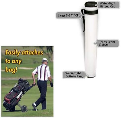 Kaddie Klip, Golf Bag & Pull Cart Individual Sand & Seed Tube Bottle w/Clip in Saudi Arabia