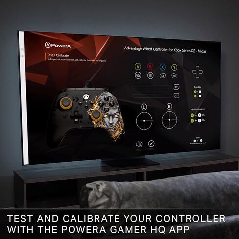PowerA Advantage Wired Controller for Xbox Series X|S - Midas and 1000 V-Bucks in Saudi Arabia