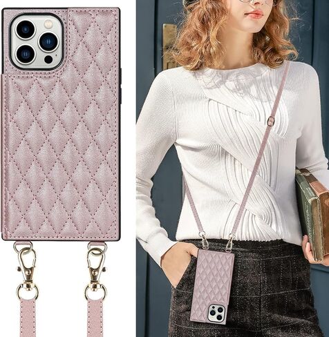 حافظة Jaorty Crossbody قابلة للفصل 2 في 1 لهاتف iPhone 13 Pro Max، حافظة كروس مع سحاب حامل بطاقات وحزام معصم ومحفظة حبل متوافقة مع Apple iPhone 13 Pro Max 6.7 بوصة، أسود in Saudi Arabia