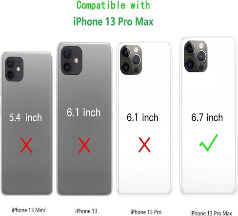 حافظة Jaorty Crossbody قابلة للفصل 2 في 1 لهاتف iPhone 13 Pro Max، حافظة كروس مع سحاب حامل بطاقات وحزام معصم ومحفظة حبل متوافقة مع Apple iPhone 13 Pro Max 6.7 بوصة، أسود in Saudi Arabia