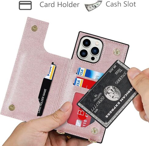 حافظة Jaorty Crossbody قابلة للفصل 2 في 1 لهاتف iPhone 13 Pro Max، حافظة كروس مع سحاب حامل بطاقات وحزام معصم ومحفظة حبل متوافقة مع Apple iPhone 13 Pro Max 6.7 بوصة، أسود in Saudi Arabia