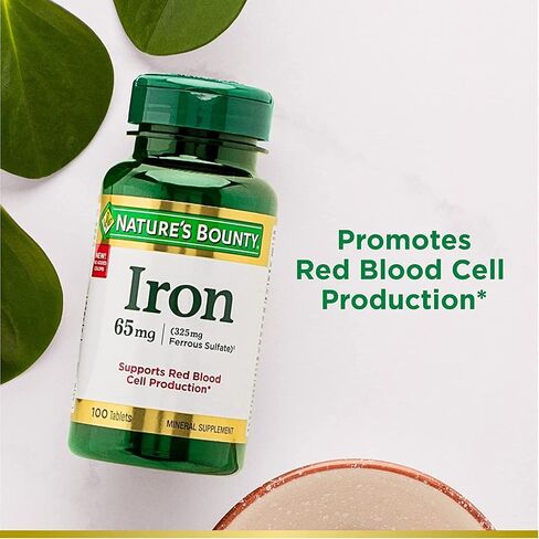 Iron 65 mg, 5 Bottles (100 Count) in Saudi Arabia