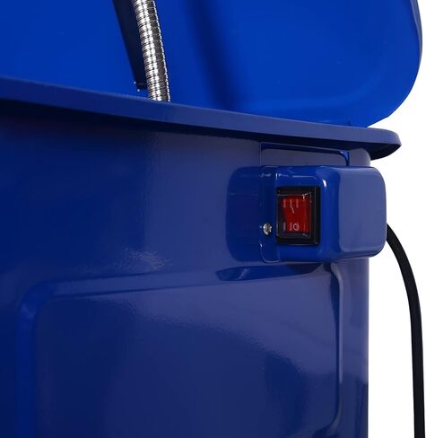 20-Gallon Portable Automotive Parts Washer Cabinet with 110v Electrical Pump, Work Basket, Removable Shelf, Blue in Kuwait