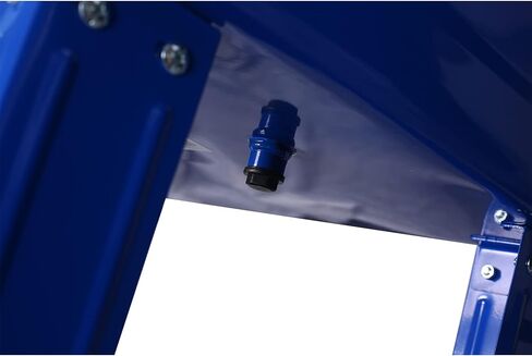 20-Gallon Portable Automotive Parts Washer Cabinet with 110v Electrical Pump, Work Basket, Removable Shelf, Blue in Kuwait