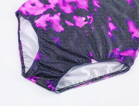 Domusgo Girls Gymnastics Leotards Set One Piece Sleeveless Tumbling Outfits with Matching Shorts Size 5-12 Years Old in Kuwait