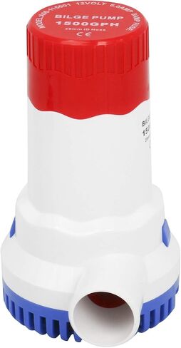 Amarine Made 1500GPH 12v Boat Bilge Pump Marine Plumbing Electric Bilge Pump with Float Switch-29mm ID Hose Low Noise in Saudi Arabia
