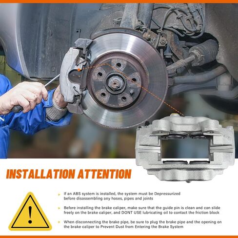 DRIVESTAR 19820 19821 فرجار الفرامل الأمامية على حد سواء جانب السائق والراكب لـ 84 85 Toyota 4Runner، 79-85 Toyota Pickup Front Left & Right الفرجار مجموعة فرجار الفرامل الجديدة مع الأجهزة in Saudi Arabia