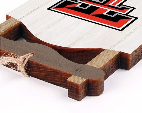 P. Graham Dunn Texas Tech Logo Sled 5 x 2.625 MDF Wood Holiday ديكور معلق للزينة in Saudi Arabia