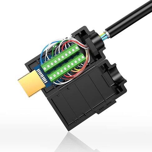 2 قطعة HDMI موصل سريع ذكر بدون لحام، لوحة موصل اندلاع خالية من اللحام مع ملحقات الحافظة in Kuwait