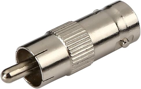 ELECTOP 10 حزمة BNC أنثى جاك إلى RCA ذكر محول التوصيل موصل مستقيم لكاميرا CCTV الأمنية in Saudi Arabia