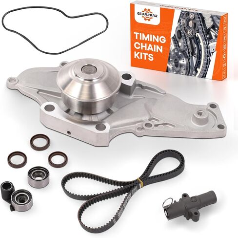 مجموعة حزام التوقيت، مع مجموعة حزام توقيت مضخة المياه المتوافقة مع Honda Accord Odyssey Pilot Ridgeline Acura MDX RL TL 3.0L 3.2L 3.5L 3.7L. استبدال # TCKWP329 TKH-002 19200-RDV-J01 14510-RCA-A01 in Kuwait