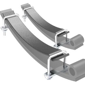 Helper Spring Kit, Leaf Spring Helper Kit for Pickup Trucks, SUVs and Trailers, Up to 500Lb Load Capacity, Enhance Rear Suspension & Towing Capacity, Easy to Install