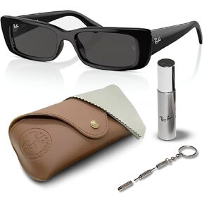 Ray-Ban RB4425 Teru Bio-Based Rectangle Shape Sunglasses for Men and Women- Timeless Classic Sun Glasses with Modern Elegance - Premium UV Protection & Classic Lenses - Designer Men & Women Sunglasses